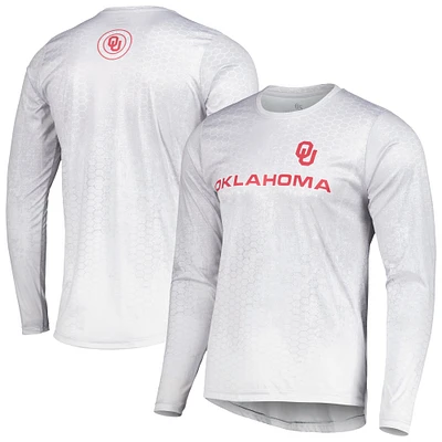 Men's Gray Oklahoma Sooners Knockout State Long Sleeve T-Shirt