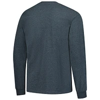 T-shirt à manches longues pour homme avec mascotte basique Oklahoma Sooners, couleur anthracite