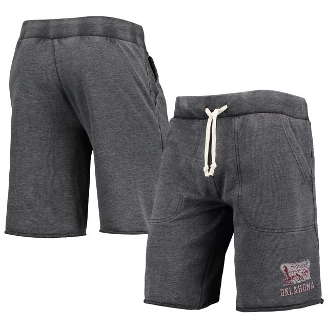 Short de détente Oklahoma Sooners Victory noir chiné pour homme