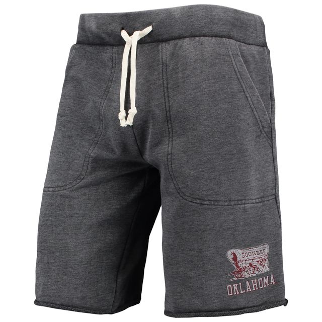 Short de détente Oklahoma Sooners Victory noir chiné pour homme