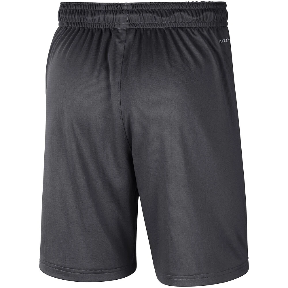 Men's Jordan Brand Anthracite Oklahoma Sooners Performance Knit Shorts