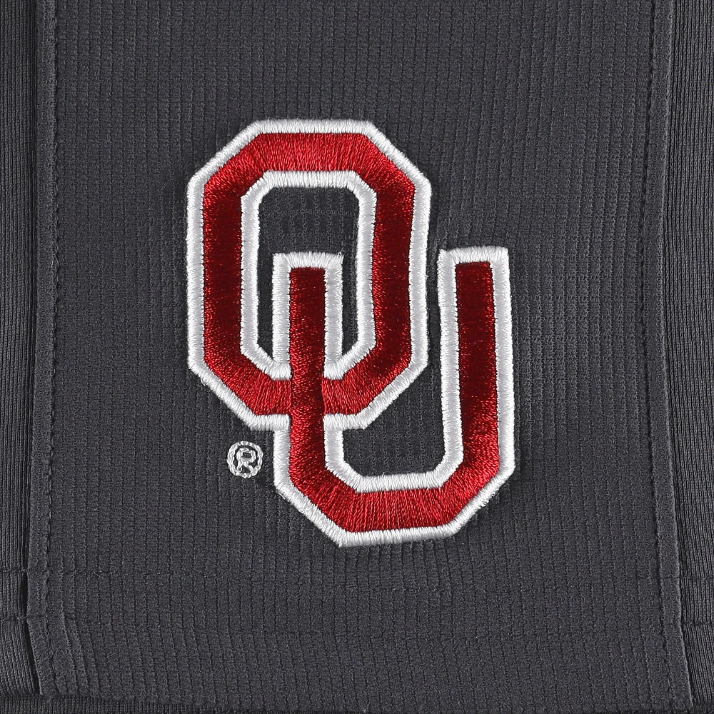 Men's Jordan Brand Anthracite Oklahoma Sooners Performance Knit Shorts