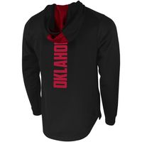 Men's Jordan Brand Black Oklahoma Sooners 2-Hit Performance Pullover Hoodie