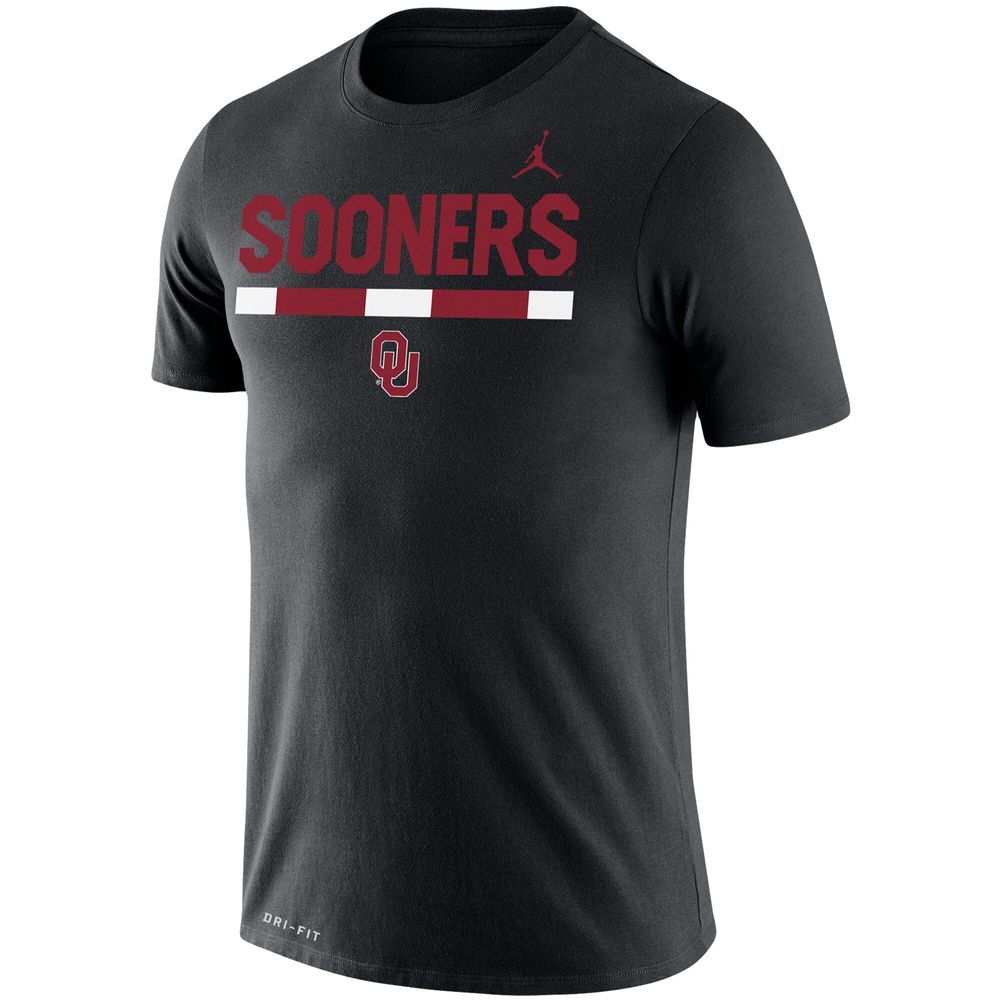 Men's Jordan Brand Black Oklahoma Sooners Team DNA Legend Performance T-Shirt