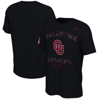 Men's Jordan Brand Black Oklahoma Sooners Veterans Day T-Shirt