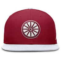 Men's Jordan Brand Crimson/White Oklahoma Sooners Two-Tone Primetime Performance Fitted Hat