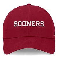 Casquette réglable Jordan Brand Crimson Oklahoma Sooners 2024 On-Field Club pour homme