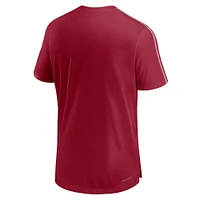 Haut de performance Jordan Brand Crimson Oklahoma Sooners 2024 Sideline Coach pour homme