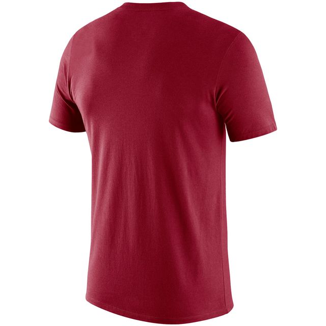 T-shirt Jordan Brand Crimson Oklahoma Sooners Basketball Drop Legend Performance pour hommes