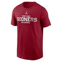 Men's Jordan Brand Crimson Oklahoma Sooners Local Campus T-Shirt