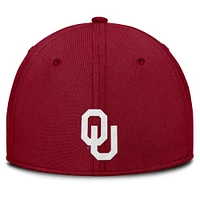 Men's Jordan Brand Crimson Oklahoma Sooners Local Swoosh Flex Hat