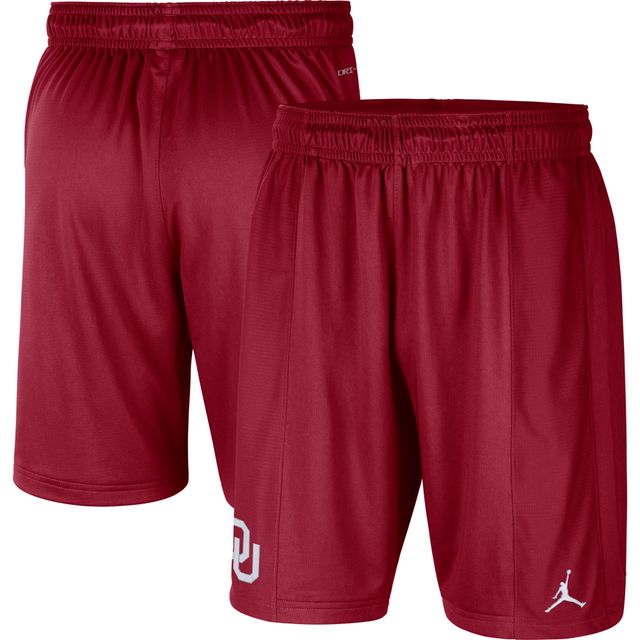 Short de performance Jordan Brand Crimson Oklahoma Sooners pour hommes