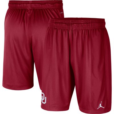 Men's Jordan Brand Crimson Oklahoma Sooners Performance Shorts