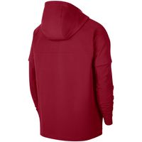 Men's Jordan Brand Crimson Oklahoma Sooners Pregame Half-Zip Hoodie