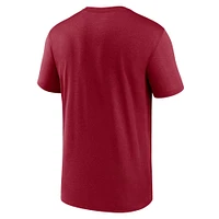 T-shirt Jordan Brand Crimson Oklahoma Sooners Primetime Legend Alternate Logo pour homme