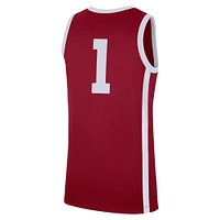 Maillot Jordan Brand pour homme, réplique des Oklahoma Sooners, cramoisi