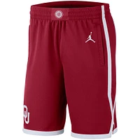 Men's Jordan Brand Crimson Oklahoma Sooners Replica Team Basketball Shorts