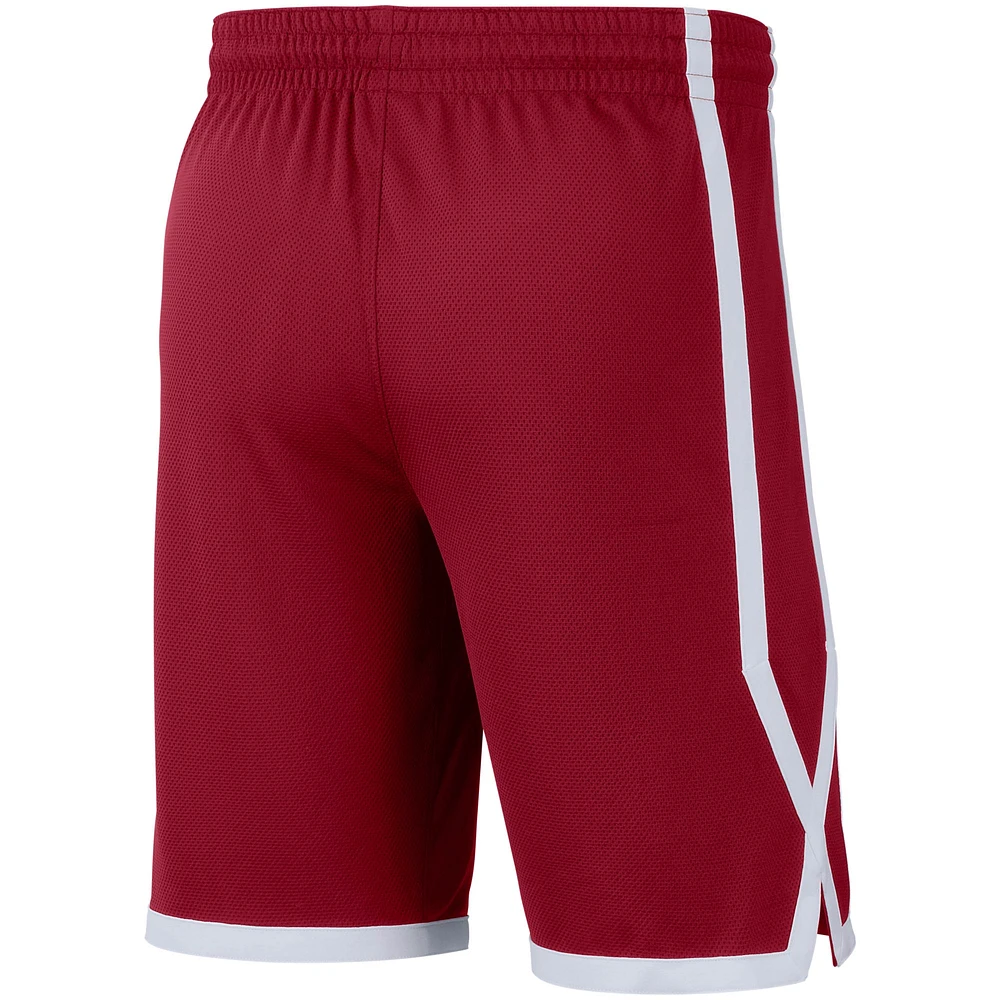 Men's Jordan Brand Crimson Oklahoma Sooners Replica Team Basketball Shorts