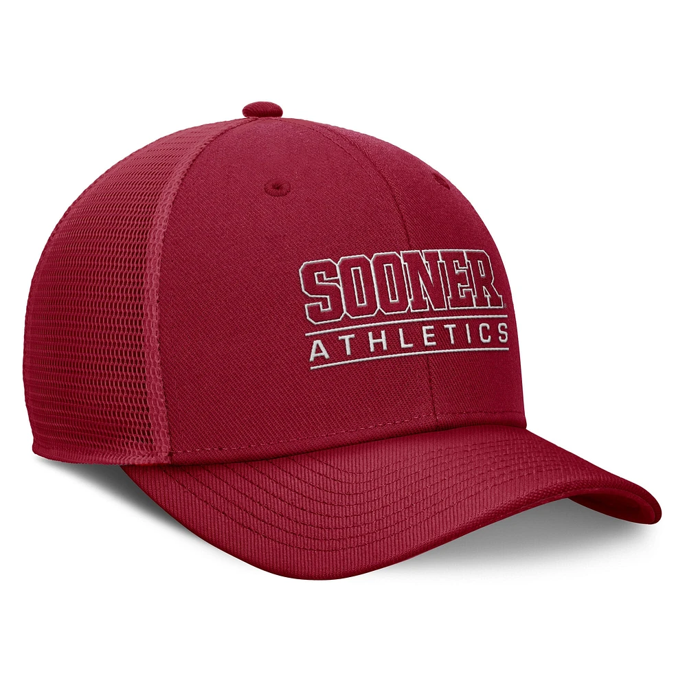 Casquette ajustable Jordan Brand Crimson Oklahoma Sooners Rise pour homme