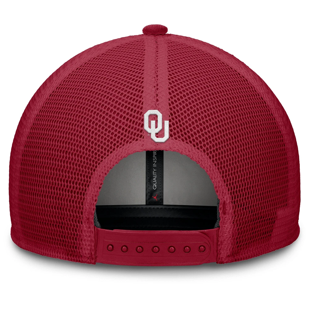 Men's Jordan Brand Crimson Oklahoma Sooners Rise Adjustable Hat