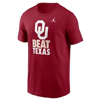 Men's Jordan Brand Crimson Oklahoma Sooners Rivalry T-Shirt