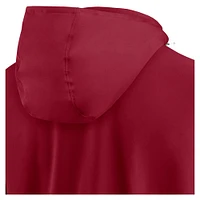 Veste Jordan Brand Crimson pour homme Oklahoma Sooners Sideline Coaches à fermeture éclair quart de tour