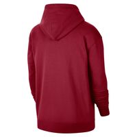 Men's Jordan Brand Crimson Oklahoma Sooners Travel Fleece Full-Zip Hoodie