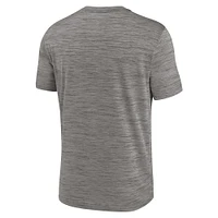 Men's Jordan Brand Heather Gray Oklahoma Sooners 2024 Sideline Velocity Performance  T-Shirt