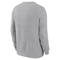 Sweat-shirt à enfiler Primetime Primary Stack pour homme de la marque Jordan Heather Grey Oklahoma Sooners