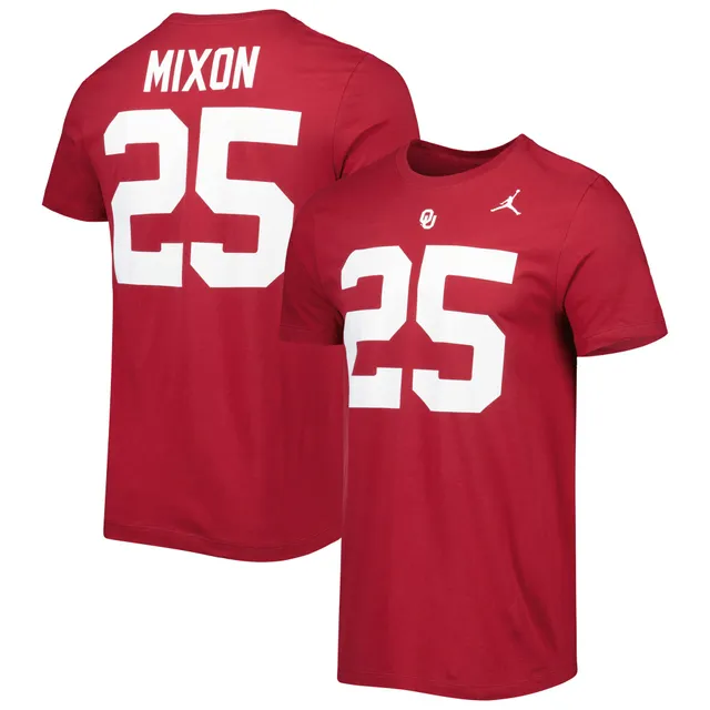 Lids Joe Mixon Oklahoma Sooners Jordan Brand Alumni Name & Number Team T- Shirt - Crimson