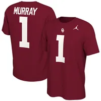 Jordan Brand Kyler Murray Crimson Oklahoma Sooners T-shirt avec nom et numéro des anciens élèves pour hommes