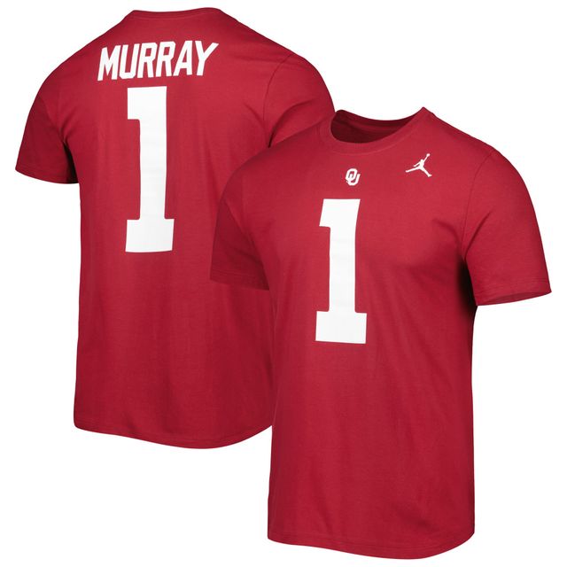 Jordan Brand Kyler Murray Crimson Oklahoma Sooners Alumni Name & Number Team T-shirt pour homme