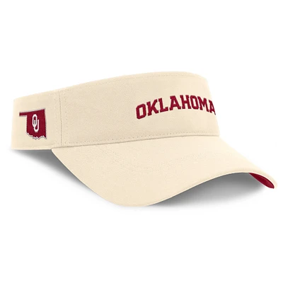 Men's Jordan Brand Natural Oklahoma Sooners Primetime Ace Adjustable Visor