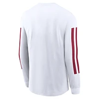 Men's Jordan Brand White Oklahoma Sooners Local Spirit Slogan Long Sleeve T-Shirt