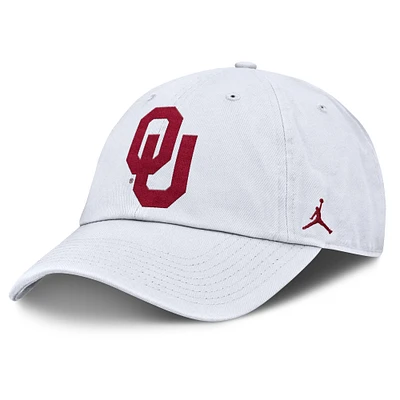 Men's Jordan Brand White Oklahoma Sooners Primetime Club Adjustable Hat