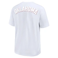 Men's Jordan Brand White Oklahoma Sooners Statement 2-Hit Max90 T-Shirt