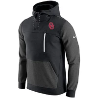 Men's Nike Black Oklahoma Sooners AV-15 2.0 Slim Fit Pullover Hoodie