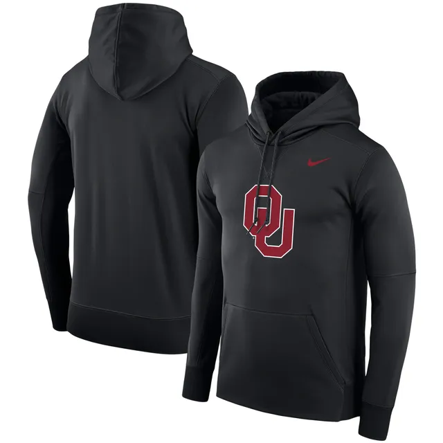 Men's Nike Black Oklahoma State Cowboys Vintage School Logo Pullover Hoodie