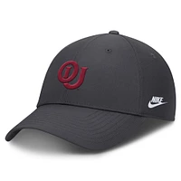 Men's Nike Charcoal Oklahoma Sooners Core Rise Vault Performance Adjustable Hat