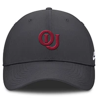 Men's Nike Charcoal Oklahoma Sooners Core Rise Vault Performance Adjustable Hat