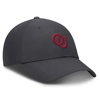 Men's Nike Charcoal Oklahoma Sooners Core Rise Vault Performance Adjustable Hat
