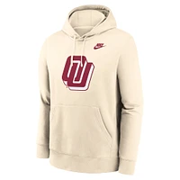 Sweat à capuche Nike Cream Oklahoma Sooners Vault Logo pour homme