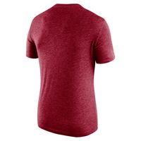 Men's Nike Crimson Oklahoma Sooners 2-Hit Tri-Blend Performance T-Shirt