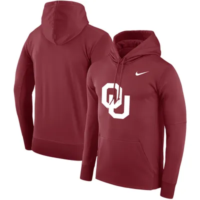 Oklahoma Sooners Nike Big & Tall Legend Primary Logo Performance Pullover Hoodie - Crimson