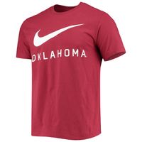 Men's Nike Crimson Oklahoma Sooners Big Swoosh T-Shirt