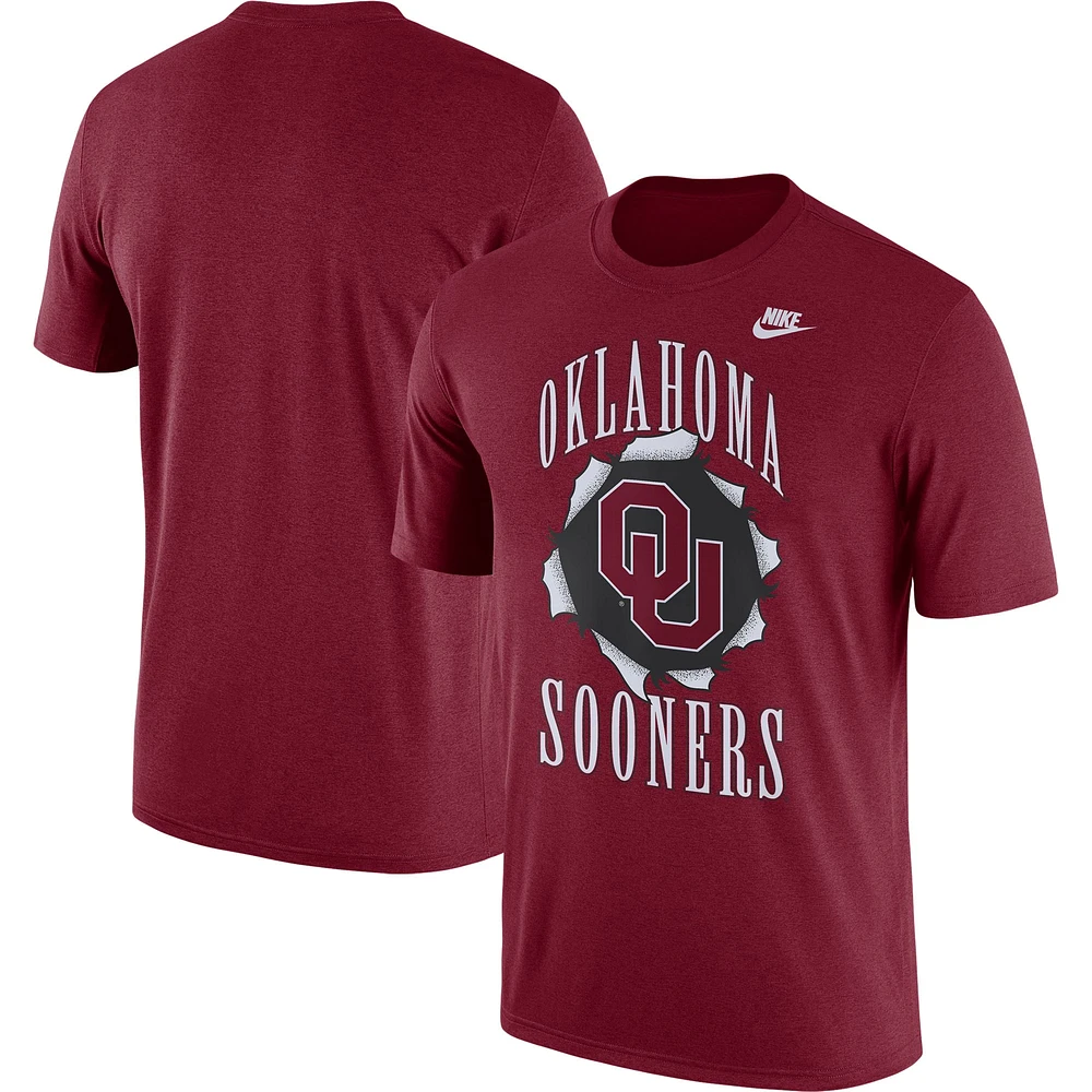 T-shirt de rentrée scolaire pour homme Nike Oklahoma Sooners Campus