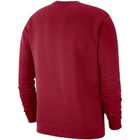 Sweat Nike Oklahoma Sooners Club Fleece Cramoisi pour Homme