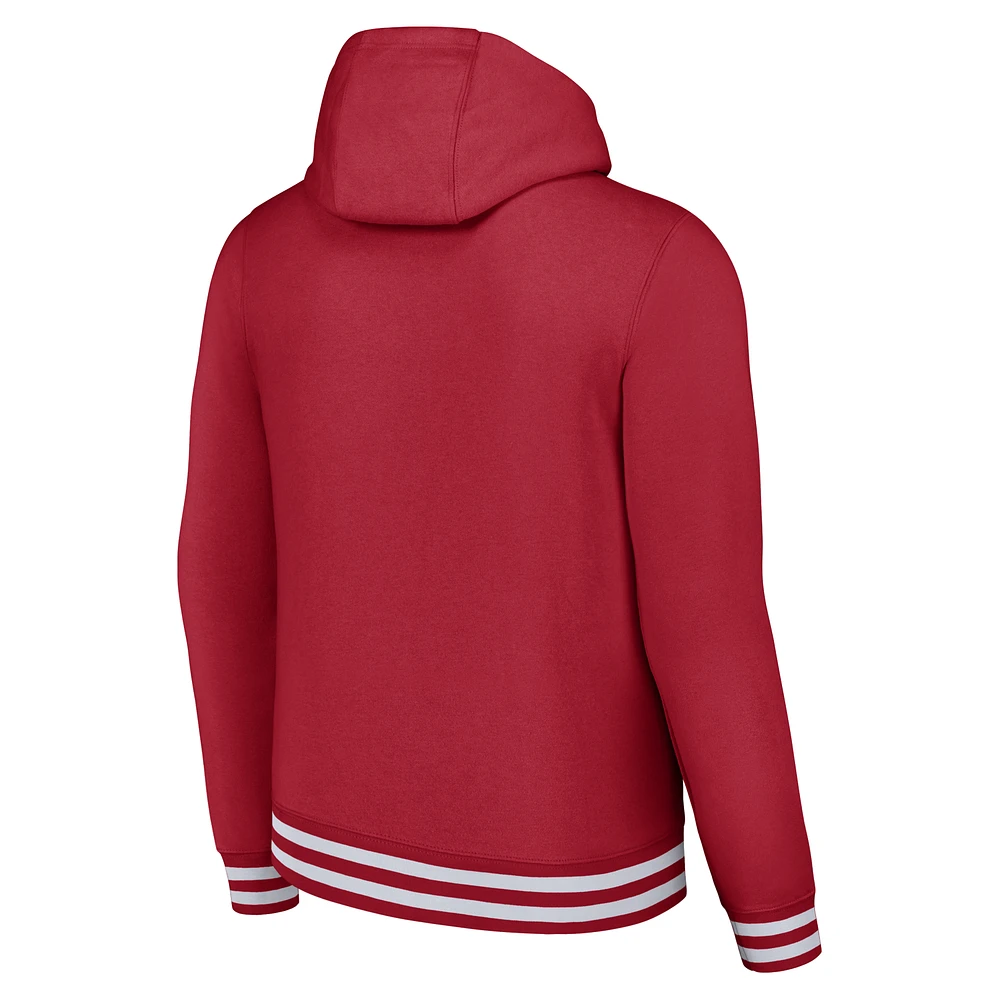 Sweat à capuche ajusté rétro Nike Crimson Oklahoma Sooners pour homme