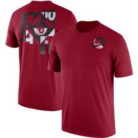 Men's Nike Crimson Oklahoma Sooners Just Do It Max 90 T-Shirt