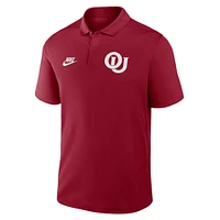 Polo Nike Crimson Oklahoma Sooners Primetime Victory Legacy Vault Performance pour homme